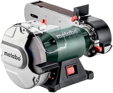 Metabo Kombi-Bandschleifmaschine BS 200 Plus – 604220000 – Kombimaschine für Schärf-, Schleif- und Entgratarbeiten – Nennaufnahmeleistung: 600 W – 1,8 m Kabellänge