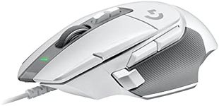 Logitech G502 X Wired Gaming Mouse - LIGHTFORCE Hybrid Optical-Mechanical Primary switches, Hero 25K Gaming Sensor, Compatible with PC - macOS/Windows - White