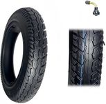 14x2.125 Tubeless Tire, 14 inch Thickened Tires, 57-254 Electric Bike Tire for Electric Folding Bicycle, E-Bikes and E-Scooters/Anti-Skid/Wear-Resistant/Explosion-Proof/with Angled Valve