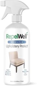 RepelWell Upholstery Protect Stain & Water Repellent Spray (24oz) Eco-friendly, Pet-safe Spray Keeps Your Fabric, Leather & Suede Upholstery Looking Like New