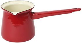 Dexam 17819184 Vintage Home Enamelware 400ml Turkish Coffee Pot, Claret Red