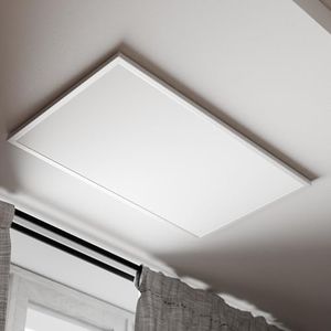 Radi8 Industries Far Infrared Electric Panel Heater | Low Energy Ceiling Mounted, Without Wifi/Remote/Thermostat, (1195x595x12) 860W (220-240V/50Hz), UK-Brand