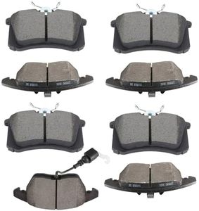SCITOO D340 D1319 Front Rear Brake Pads Sets Fit For Audi A3 / A3 Quattro/TT/TT Quattro,For VW CC/For Eos/For Golf/For GTI/For Jetta/For Passat/For Rabbit