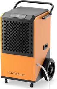 Commercial Dehumidifier for Basement,320 Pint Commercial Grade Dehumidifiers,9500 sqft Large Spaces for Industrial, 24H Timer,38 Gallon/Day,Continuous Dehumidification,Auto Defrost,For 20A Socket