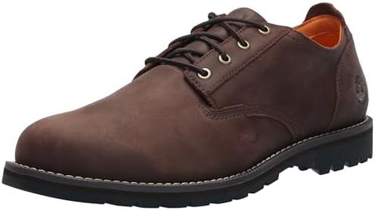 Timberland Men's Redwood Falls Lace Up Waterproof Shoe, Dark Brown Nubuck, 10