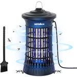 Senelux Mosquito Killer Lamp 4500V Fly Zapper 20W Insect Mosquito Trap with UV Light Bug Zapper 100m³ Coverage for Indoor Garden Outdoor, Effective Fly Killer for Mosquitoes, Flies, Wasps, Moths