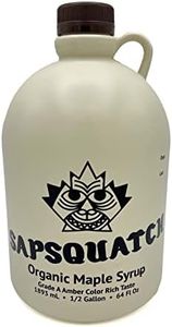 Sapsquatch Organic Maple Syrup - Half Gallon - Grade-A Amber Rich