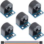 Youmile 5 pcs 5A ZMCT103C Range Single Phase Micro Current Transformer Module Current Sensor AC Active Precision Output board with Dupont Line for Arduino 5A Max 3000V Measure Epoxy Resin