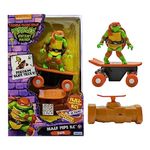 Teenage Mutant Ninja Turtle Raphael Half Pipe RC Vehicle Movie Edition Ages 5+ - Skate + Performs Tricks - 2.4GHz RC Controller