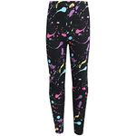 Kids Girls Leggings Stylish Fahsion Trendy Bottoms - Splash 240 Legging._11-12