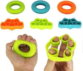 Finger Exerciser ValueHall Finger Strengthener Multiple Resistance Levels Silicone Hand Grip Strengthener Trainer Ring for Guitar Finger Strengthener and Rehabilitation Training V7045-1