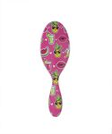 Wet Brush Hair Mini Detangler Exclusive Ultrasoft IntelliFlex Bristles Ã‚ Protects Against Split Ends And Breakage For Women Men And Dry Hair, Smiley Pineapple, 1 Count