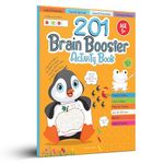 201 Brain Booster Activity Book - Fun Activities and Exercises For Children: Tracing & Pattern, Colors & Shapes, Maze