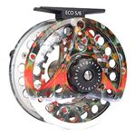 MAXIMUMCATCH Maxcatch ECO Fly Reel Large Arbor with Diecast Aluminum Body Fly Fishing Reel(3/4wt 5/6wt 7/8wt) (ECO reel (Brook Trout), 5/6 weight)