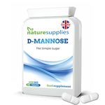 D-mannose Tablets 30 X 1000mg - Coated Tablet Longer Shelf Life Easy to Swallow - NOT Pills or Capsules - Vegan and Vegetarian Friendly - Naturesupplies