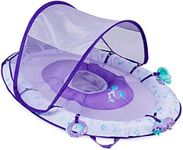 Swimways Ultra Baby Spring Float, Premium Inflatable Baby Pool Float with Sun Canopy, Fast Inflation & Carry Bag (9-24 Months), Mermaid Toys for Kids