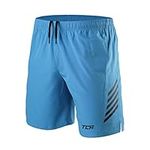 TCA Men's Laser Lightweight Running Shorts with Pockets - Powder Blue, XL