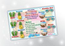 PartyStuff Kitty Games Beach Songs Theme Tambola Housie Tickets 1 Word Strike Kukuba -24 Cards