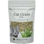 Cat Grass Seeds UK for Indoor & Outdoor Cats - Nutricious & Delicious Treat - Fast Growing - 150g Bulk Pack Makes 50 pots