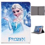 Disney Boys & Girls ~ Tablet Cases for Kids Tab 7" 8" 9.7" 10.1 Inch ~ New Cover ~ (Universal 10" (10.1" Inch), Frozen Elsa)