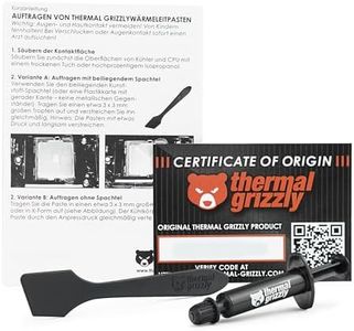 Thermal Grizzly Kryonaut CPU Thermal Paste - High Performance PC Thermal Paste Kit for Cooling All Processors, Graphics Cards and Heat Sinks in Computers and Consoles - Thermal Grease 1g