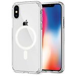 Amazon Brand- Solimo Basic Case for Apple iPhone X (Silicone_Transparent)