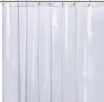 Mildew Resistant Shower Curtain Liner - 72x72 Clear Peva Curtain for Bathroom - Waterproof Odorless Eco Friendly Anti Bacterial - Heavy Duty Metal Grommets - Creatov Design