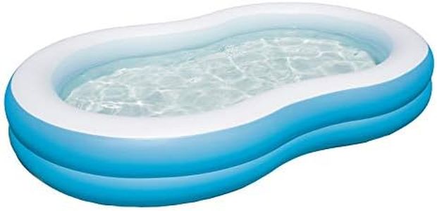 NHR Inflatable Kid's Swimming Pool,Water Pool,Kiddie Pool,Family Pool (Blue)