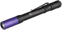 Streamlight 66149 Stylus Pro USB 400nm UV Rechargeable Penlight with USB Cord and Nylon Holster, Black