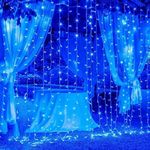 LIGHTZILLIA 13 Meter Long LED Power Pixel Serial String Light, 360 Degree Light in Bulb | Copper Led Pixel Series String Light for Home Decoration,Diwali,Christmas (Blue)