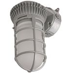 Sunlite LFX/VTA/12W 88140 12-Watt 120-277-Volt LED Vapor Proof Fixture with Frosted Lens, Grey Powder Coated Finish