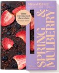 Spring & Mulberry Dark Chocolate Bars – Healthy Dark Chocolate, Date-Sweetened - Mixed Berry 12 Pack