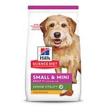 Hill's Science Diet Adult 7+ Senior Vitality Small & Mini Chicken & Rice Recipe Dry Dog Food, 3.5 lb bag