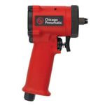 Chicago Pneumatic CP7731 Impact Wrench 1/2" Air Powered 610 Nm Torque - Air Impact Driver - Single Hammer - with Compact Design & Sturdy Metal Housing (Red)