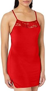 Avidlove Women Lingerie Sexy Sleepwear Lace Chemise Nightgown Babydoll Sleep Dress XS-XXL, Red, Small