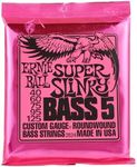 Ernie Ball 2824 Super Slinky 5-String Nickel Wound Bass Set (40-125)