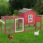 Ketive Wooden Chicken Coop Cage Out