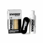 SneakerBuddy® Trainer & Shoe Cleaning Kit – Non-Abrasive Sneaker Cleaner with Durable Ergonomic Brush – Safe for Leather, Suede, Mesh, Canvas & More – Perfect for Cleaning All Footwear