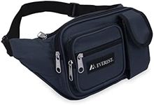 Everest Multiple Pocket Waist Pack, Navy, One Size