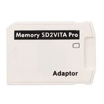 Storage Game Card Adapter, SD2VITA Memory Card Adapter for PS Vita Fast Loading, Compatible with PS Vita 1000 2000, Easy to Use - Works with HENkaku for Enso Firmware