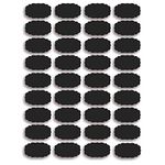 Graphic Club Waterproof Vinyl Black Stickers for Mason Jars Glass Bottles, Decals Craft, Kitchen Jar Labels Stickers 108 pcs