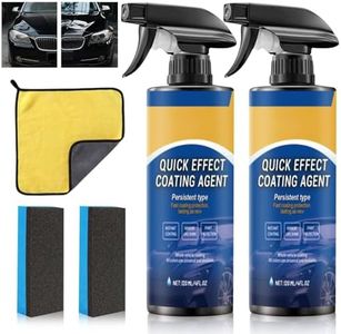TABOUNTS 2PCS Car Coating Spray,Quick Effect Coating Agent for Car –Fast-Acting Car Coating Spray, Scratch Wax Polish & Waterless Wash,for Vehicle Exterior Care & Paint Protection