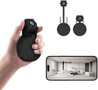 LIBREFLY Mini Hidden Spy Camera - FHD 1080P - Small Nanny Cam for Home Security, Indoor/Outdoor Use - Night Vision