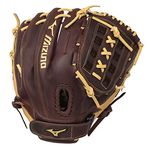 Mizuno 312474.F887.15.1250 Franchise GFN1250S2 Utility Mittens, Coffee Cork, 12 1/2"