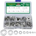 620Pcs Flat Washer M2 M2.5 M3 M4 M5 M6 M8 M10 M12 304 Stainless Steel Washers Hardware Assortment Kit