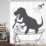 Dinosaur Shower Curtain, Shower Curtain Set