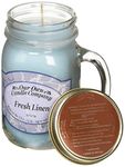 Fresh Linen Scented 13 oz Mason Jar Candle - Made in the USA by Our Own Candle Company