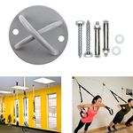 Suspension Trainer Wall Ceiling Mount – Heavy Duty Anchor Bracket for Crossfit, Gymnastics Rings, Yoga Swing, Hammock, Strength Bands, Resistance Band, Suspension Straps (2 Pack)
