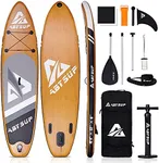 ABYSUP Paddle Boards, SUP, Paddleboard with All Accessories & Carry Bag, 10'6" Inflatable Paddle Board, Non-Slip Deck SUP Paddle Board, Anti-Sink Paddl&Pump Included( Paddle Board)