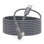KRX Link Cable for Oculus Quest & Quest 2 10FT, Accessories for Oculus Link PC Headset High Speed Data Transfer & Fast Charging USB 3.2 Gen1 Cable (10FT(3M))